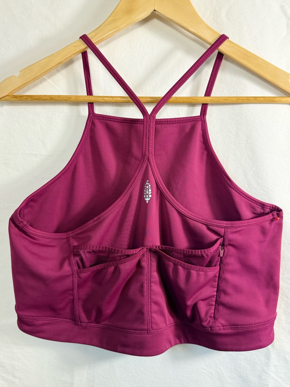 FP Movement by Free People Magenta "Right On Run" Crop Top / Sports Bra